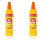 2 x Avon Naturals magnificent mango crazy hair tamer/detangler
