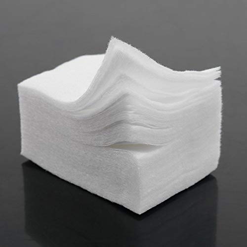 Harlington Group Lint Free Wipes Pack of 800 Nail Polish Remover Manicure Pedicure Prep Clean Acrylic Nail Art Salon Gel Tips Super Absorbent Nai