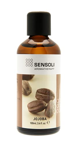 SENSOLI Sweet Almond Oil 100ml - Natural Unscented Moisturising Oil for Hair and Skin Care - in Glass Bottle