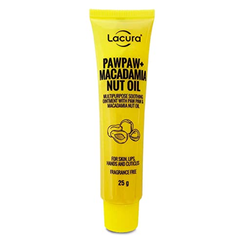 Lacura Pawpaw Ointment 25g, Multipurpose Soothing Ointment with Paw Paw for Skin, Lips, Hands and Cuticles (Pawpaw Ointment 25g), Pack of 1