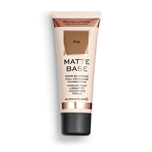 Makeup Revolution, Matte Base, Foundation, F2, 28ml