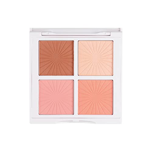 Collection Cosmetics Glow Face Palette, Bronzer, Blusher and Highlighter All in One, 7.2 g