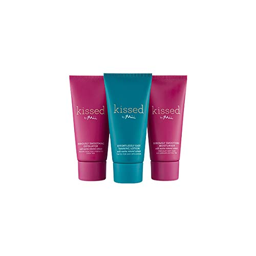 Mii Cosmetics - Kissed By Mii Get Your Glow On Kit - Mini Exfoliator, Tanning Lotion & Seriously Smoothing Moisturiser