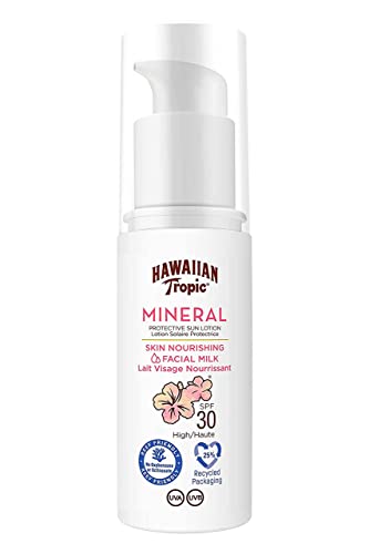 HAWAIIAN TROPIC - Mineral Facial Milk SPF 30 | 50 ml | Sunscreen for Face