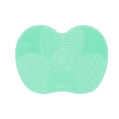Lmyzcbzl Makeup Brush Cleaning Mat, Silicone Cleaning Mat, Silicone Makeup Brush Cleaning Mat, Portable Makeup Brush Cleaning Pad, Washing Tool f