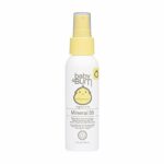 Sun Bum Baby Bum SPF 50 Sunscreen Spray Mineral UVA/UVB Face and Body Protection for Sensitive Skin Fragrance Free Travel Size 3 FL OZ