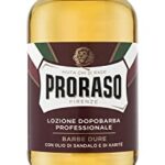 PRORASO Professional Size Aftershave Lotion, 400 ml, Red 400672