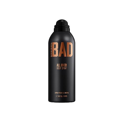 Diesel, Body Spray, Bad All Over, Body Spray For Men, 200 ml