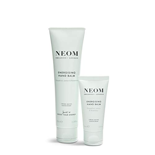 NEOM – Energising Hand Balm, 30ml | Grapefruit, Lemon & Rosemary | Moisturising & Nourishing | Shea Butter |100% Natural Fragrance