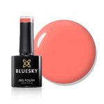Bluesky Gel Nail Polish, Summer Coral BSH019, Coral, Peach, Orange, Long Lasting, Chip Resistant, 10 ml (Requires Drying Under UV LED Lamp)