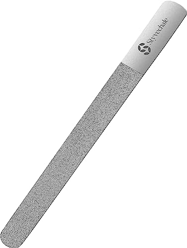 8" Nail File Diamond Deb/Dust Coated Coarse/Rough Toenail Files - Rough and Fine Sided Nail Files Podiatry Manicure Autoclavable (6")