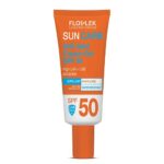 FLOSLEK Anti-Spot Cream-Gel SPF 50 | 30 ml | Beautiful & Healthy Tan without Burns and Discoloration | Intended for People of all Ages with all S