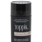 Toppik Hair Building Fibres Powder, Light Brown - for A Thicker-looking Hairline, Crown and Beard, Instant Thinning Concealer for Men and Women ​