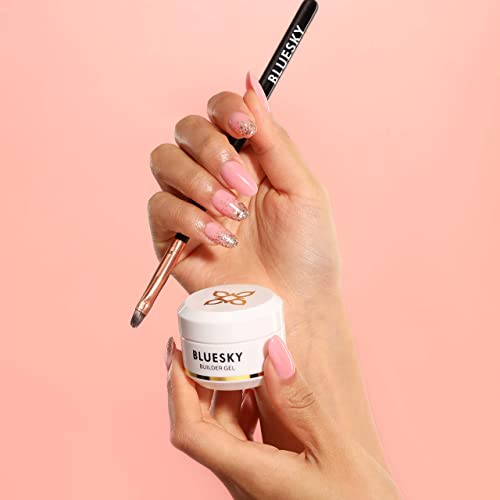 Bluesky Builder Gel For Nails, Gel Nail Polish, Nail Strengthener, Nail Extension Tips, Clear, 15 ml (Requires Curing Under LED UV Lamp)