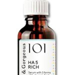 Geek & Gorgeous 101 HA 5 Rich - Serum with 5 forms of Hyaluronic acid, silky & rich - hydrates, softens & plumps the skin - all skin types especi