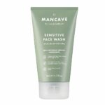 ManCave Sensitive Face Wash 125ml for Men, Clean and nourish Skin with Cucumber Extract, White Tea and Aloe Vera, Dermatologically Tested, Natura