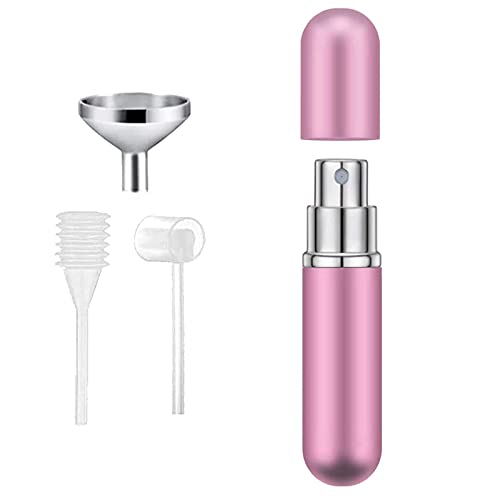 SONGQEE Mini Perfume Atomisers Bottles - Refillable Fine Mist Spray Bottles - Portable Travel Atomizer Bottle Set with Funnel and Perfume Diffuse