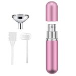 SONGQEE Mini Perfume Atomisers Bottles - Refillable Fine Mist Spray Bottles - Portable Travel Atomizer Bottle Set with Funnel and Perfume Diffuse