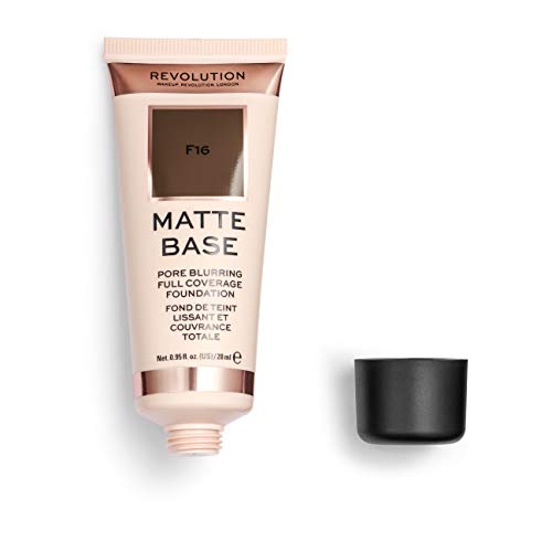 Makeup Revolution, Matte Base, Foundation, F2, 28ml