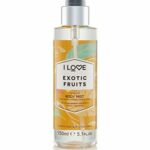 I Love Exotic Fruits Scented Body Mist, Formulated With Natural Fruit Extracts Which Offer a Burst of Fragrance, FastDrying Refreshment Throughou