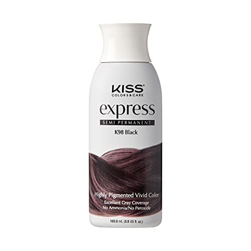 Kiss Express Color #K98 Semi- Permanent Black 100g