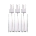 3pcs Atomiser Spray Bottle,20ML Transparent Fine Mist Sprayer Bottles Empty Refillable Plastic Mini Travel Bottle for Traveling,Cosmetic,Perfume,