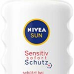 Nivea Sun Sensitive Instant Protection Sun Spray Anti-Sun Allergy SPF 50+ (200 ml), Nourishing Sun Spray for Sensitive Skin, Sun Lotion as a Prac