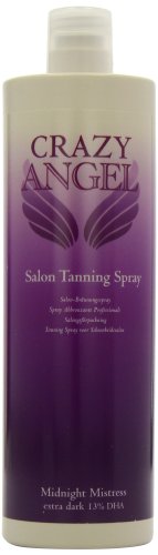 Crazy Angel Salon Tanning Spray Midnight Mistress Extra Dark 13% DHA 1000ml