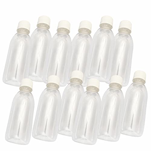 Lang Horn 12 Pack Plastic Travel Bottle with Screw Lids 60 ML Liquid Containers Toiletries Shower Bath Cosmetic Makeup Product Home Salon