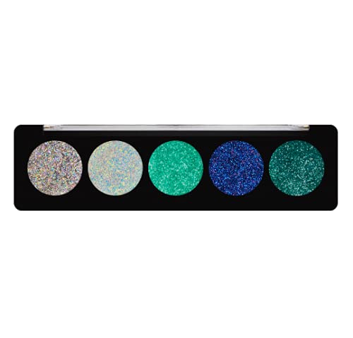Profusion Cosmetics Onyx Gems 5 Shade Glitter Eyeshadow Palette