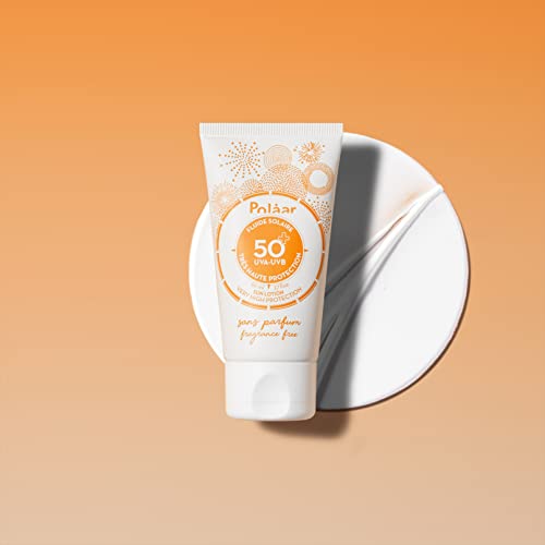 Polåar - Polaar Sun SPF50+ Sunscreen Fluid - Very High Protection Sun Cream - Suitable for Sensitive Skin, No White Marks, Does Not Stick - Vegan