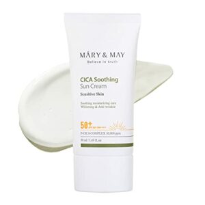 [Mary&May] CICA Soothing Sun Cream SPF50+ PA++++ 50ml