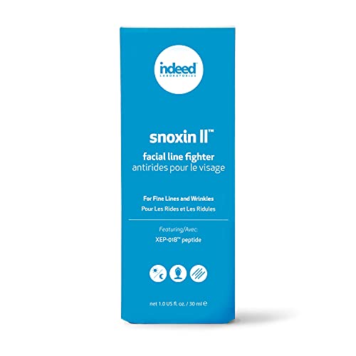 INDEED LABS Snoxin II, Instant Perfection Anti Wrinkle Serum For Younger Looking Skin, Deep Wrinkle Face Serum with high dosage peptides Acid, Da