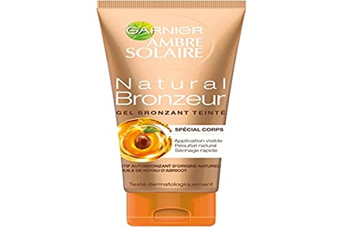 GARNIER - Gel Autobronzant - Natural Bronzeur - Teinté Nacres Dorées - 150ml