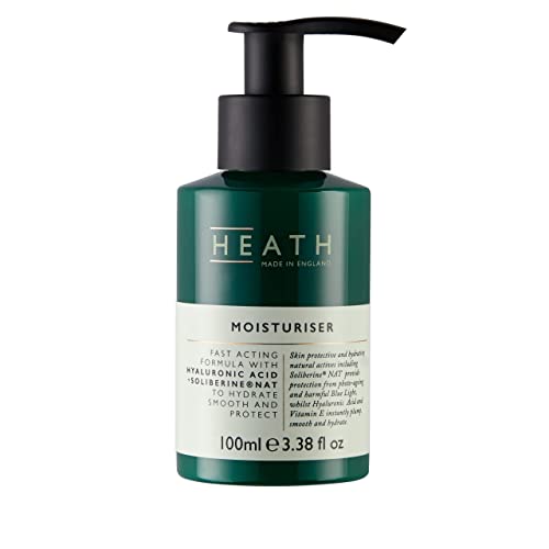 Heath Moisturiser for Men - Fast Acting Face Moisturiser - With Hyaluronic Acid and Soliberine NAT - To Hydrate and Protect Your Skin From Damage