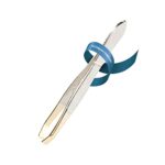 REMOS Tweezers with Cranked, Straight & Gold Plated tip 8 cm