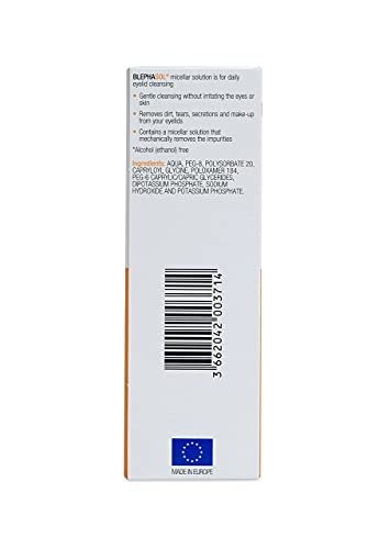 2 x Blephasol Micelle Lotion 100ml | for Daily Hygiene of Sensitive Eyes | Cleanses and Removes Dirt, Tears Secretions and Make-up