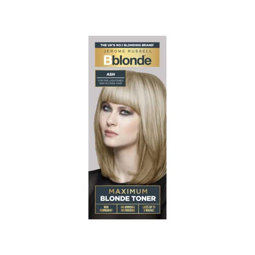 Jerome Russell Bblonde Caramel Maximum Blonde Toner – Non-Permanent Hair Toner for Pre-Lightened & Blonde Hair Colour, Hair Dye with No Ammonia o