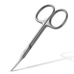 BEZOX Curved Blade Scissors Used as Cuticle Scissors,Nail Scissor or Eyebrow Scissors, Professional Stainless Steel Manicure Scissors for Man and