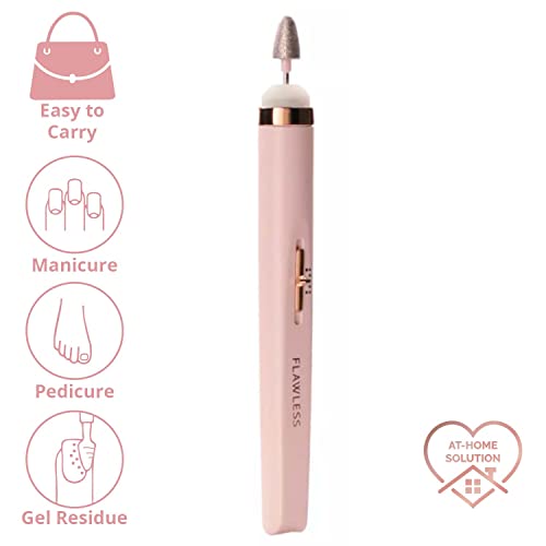 Finishing Touch Flawless Salon Nails - Professional Manicure Set for an at-Home Salon Experience - Files, Buffs, Shines, and Polishes for Instant