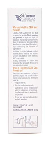 ISDIN FotoUltra Spot Prevent SPF 50+ Fusion Fluid Texture Very High Protection Prevents Pigment Stains 50ml