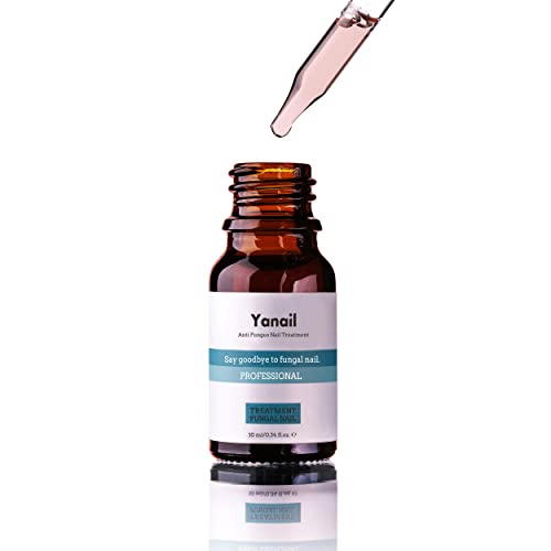 Fungal Nail Treatment For Toenails Extra Strong Yanail Nail Fungus Treatment For Toe Nail Anti Treatment 10ml, Reddish Brown