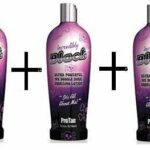 3 X PRO TAN INCREDIBLY BLACK SUNBED LOTION CREAM TAN
