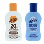 Malibu Sun SPF 20 Lotion 200ml and Malibu After Sun Soothing Moisturising Lotion 400ml - bundle