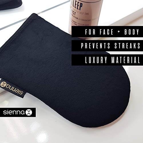 Sienna X Luxury Self Tan Mitt. Double Sided Fake Tan Applicator For A Streak Free & Flawless Tan. Machine Washable & Waterproof Glove Perfect For