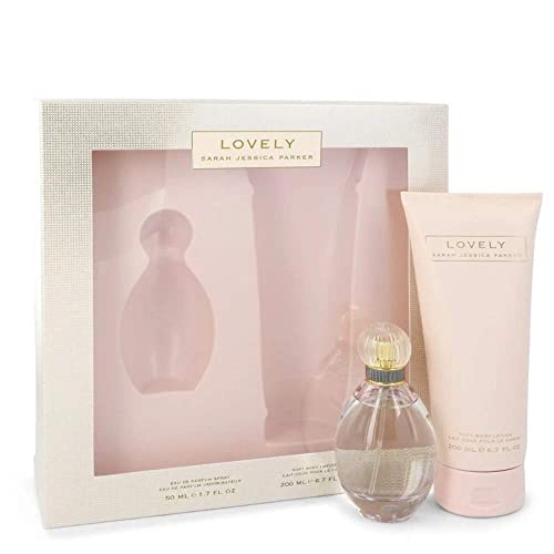 Sarah Jessica Parker Lovely Eau De Parfum Spray and Body Lotion, 50ml & 200 ml, set