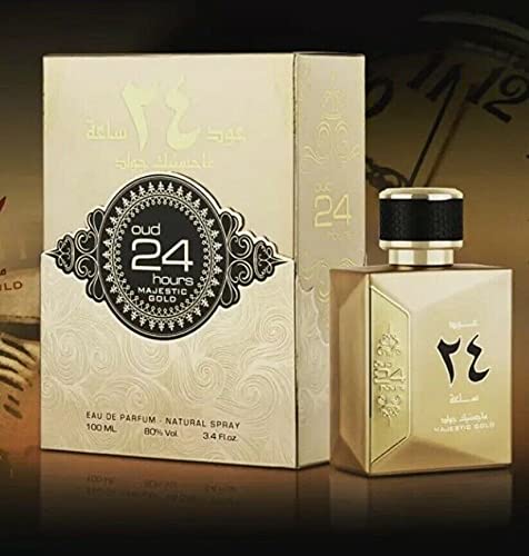 Oud 24 Hours Majestic Gold Edition Edp Perfume for Men and Women 100ml By Ard Al Zaafaran Best perfume gift