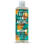 Faith In Nature Natural Jojoba Shampoo, Smoothing, Vegan & Cruelty Free, No SLS or Parabens, For Normal to Dry Hair, 400ml