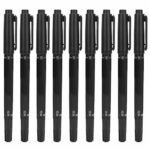 Tattoo Marking Pen - 3 Types 10pcs Double End Tattoo Piercing Positioning Skin Marker Marking Pen, Tattoo Tool, Tattoo Marker Pen(Black)