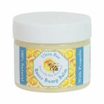 Ultra Bee Naturally Bee Beautiful Natural Aftershave Razor Bump Balm with Tea Tree 50ml, yellow